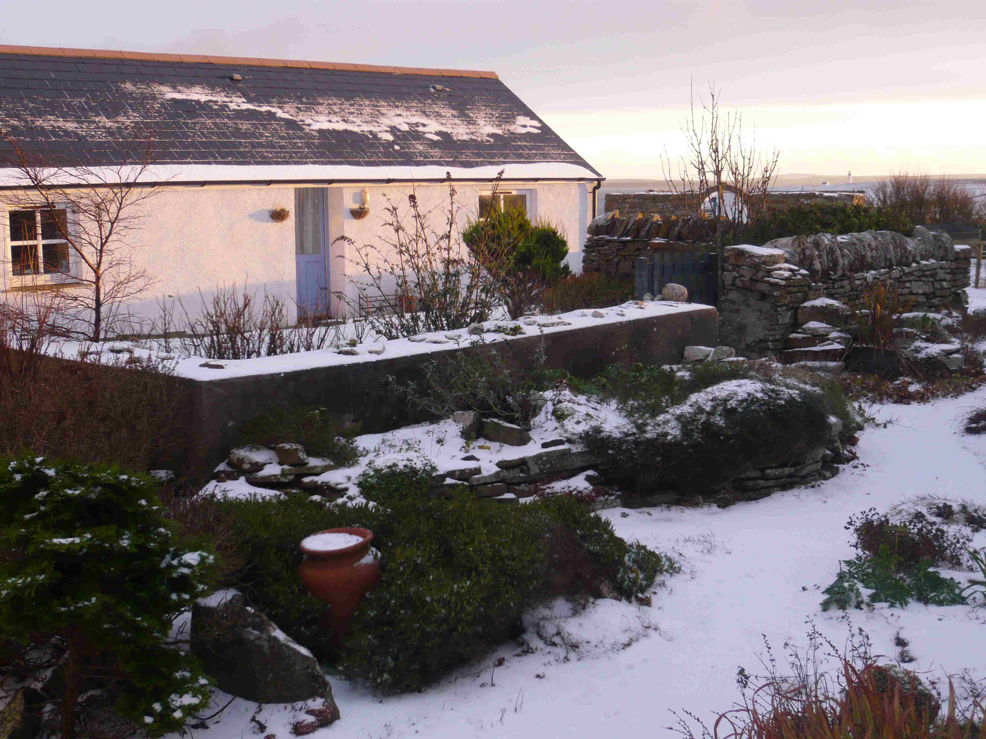 Old Hall Cottage Self Catering Cottage Orkney in Winter